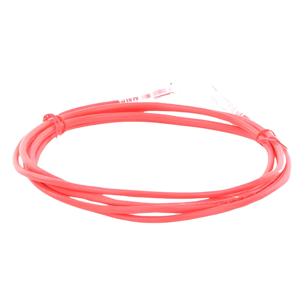 Cable de Parcheo Slim UTP Cat6A - 2 Metros (6.56 Pies) Rojo, Diámetro Reducido (28 AWG) – vista 2