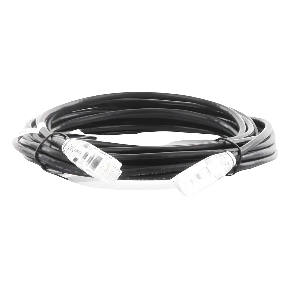 Cable de Parcheo Slim UTP Cat6A - 5 Metros (16.40 Pies) Negro, Diámetro Reducido (28 AWG) – vista 3