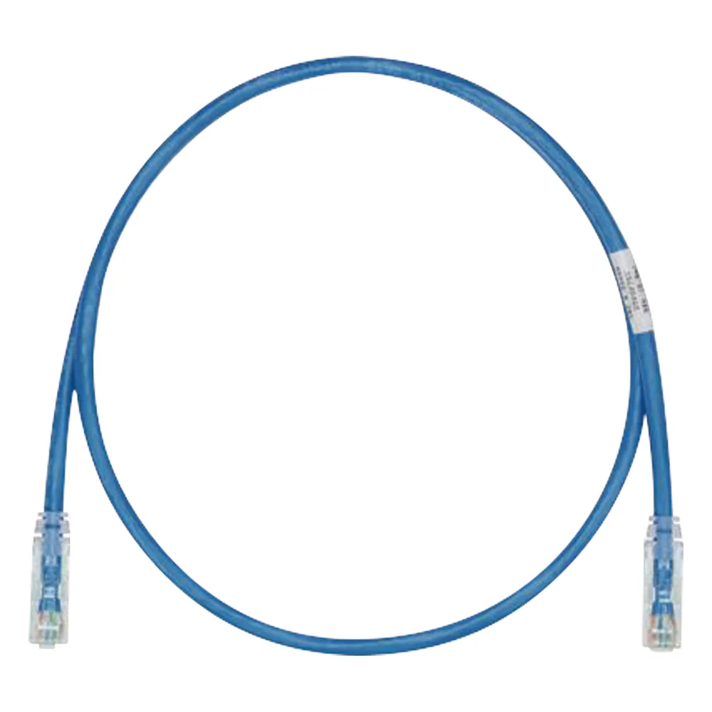 Cable de Parcheo TX6, UTP Cat6, 24 AWG, CM, Color Azul, 6.1 Metros (20 Pies)