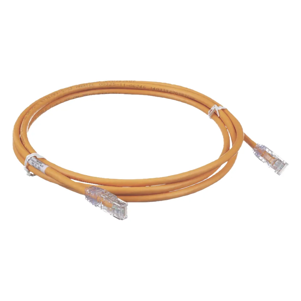 Cable de Parcheo TX6, UTP Cat6, 24 AWG, CM, Color Naranja, 2.13 Metros (7 Pies) – vista 2