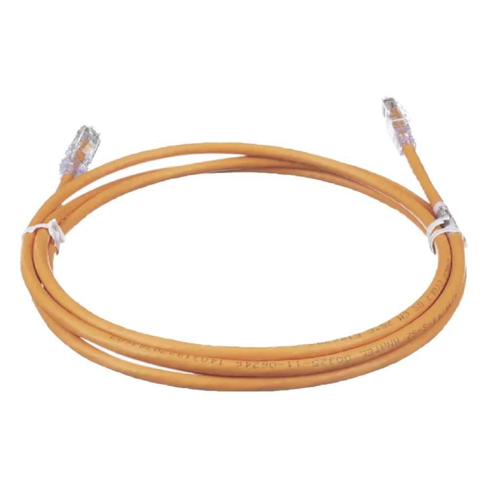 Cable de Parcheo TX6, UTP Cat6, 24 AWG, CM, Color Naranja, 2.13 Metros (7 Pies) – vista 4