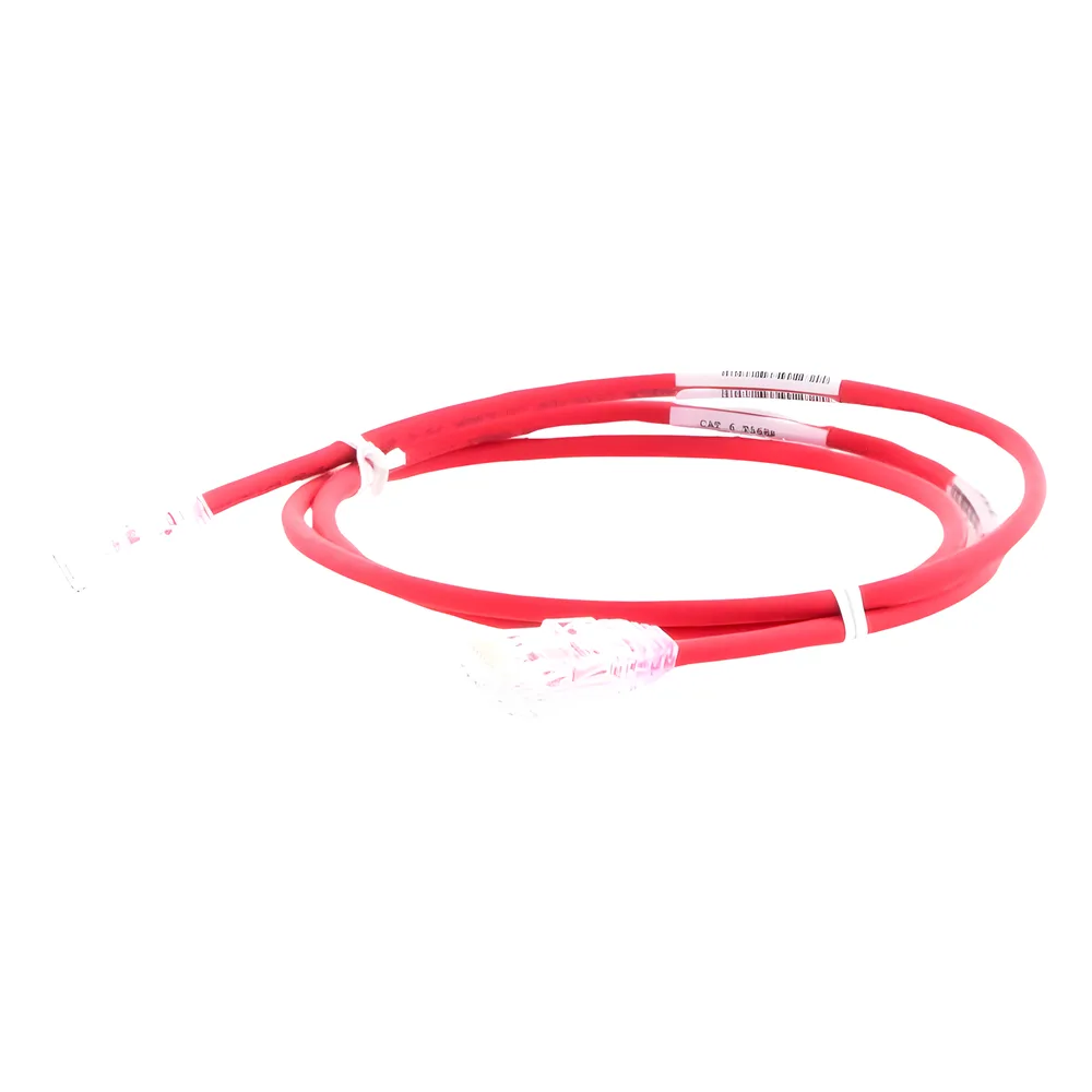 Cable de Parcheo TX6, UTP Cat6, Diámetro Reducido (28AWG), Color Rojo, 0.91 Metros (3 Pies) – vista 2
