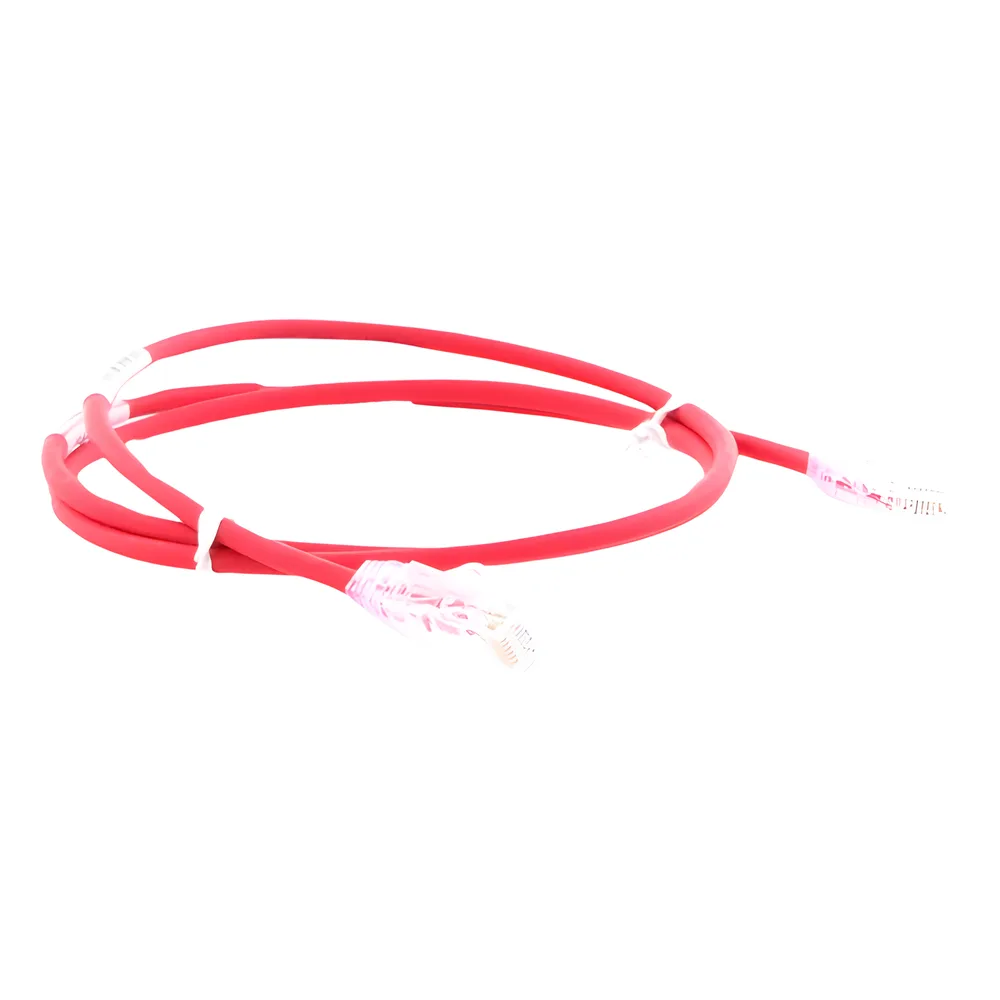 Cable de Parcheo TX6, UTP Cat6, Diámetro Reducido (28AWG), Color Rojo, 0.91 Metros (3 Pies) – vista 3