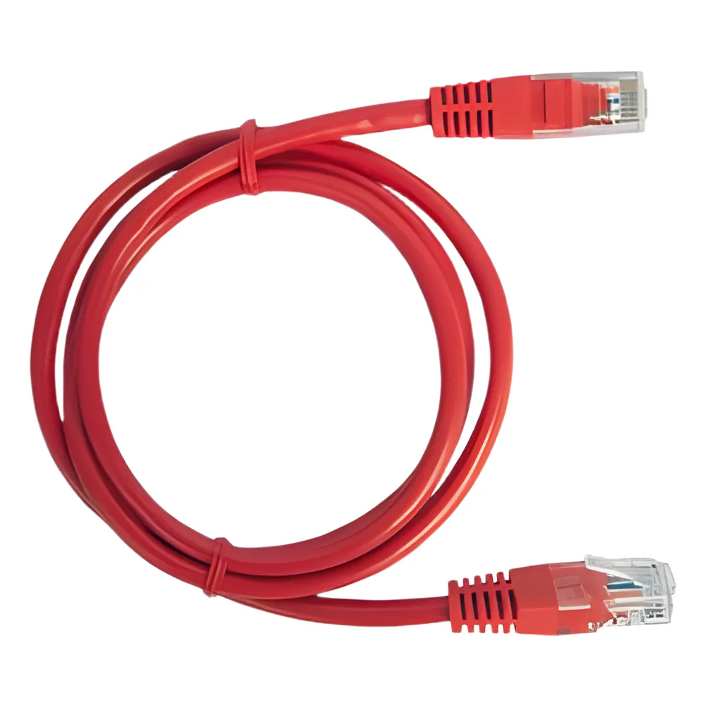 Cable de Parcheo UTP Cat5e - 1 Metro (3.28 Pies) - Rojo