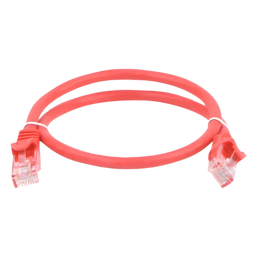 Cable de Parcheo UTP Cat6 - 0.5 Metros (1.64 Pies) - Rojo – vista 4