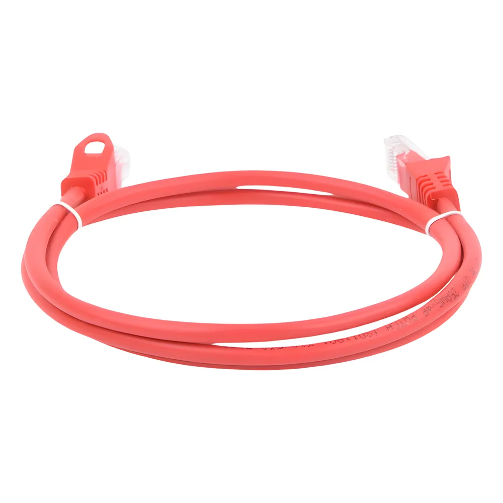 Cable de Parcheo UTP Cat6 - 0.5 Metros (1.64 Pies) - Rojo – vista 7