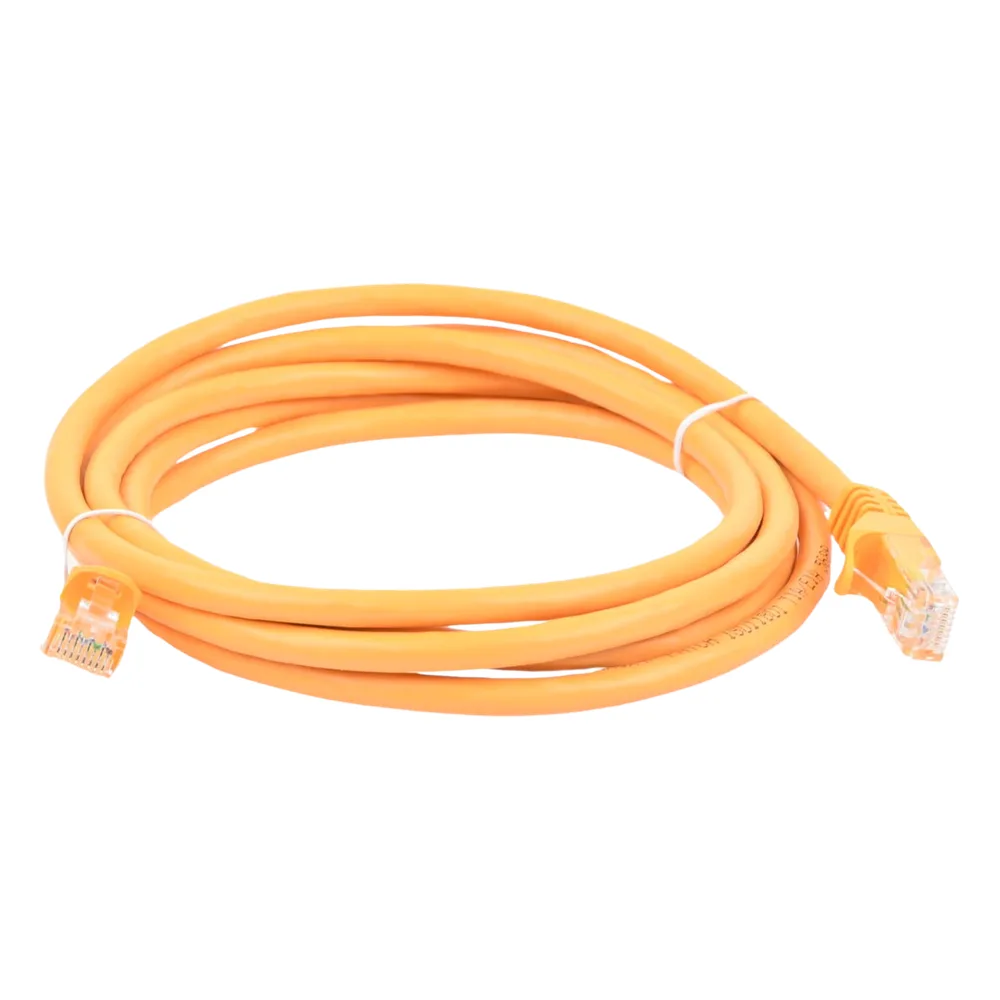 Cable de Parcheo UTP Cat6 - 2 Metros (6.56 Pies) - Amarillo – vista 2
