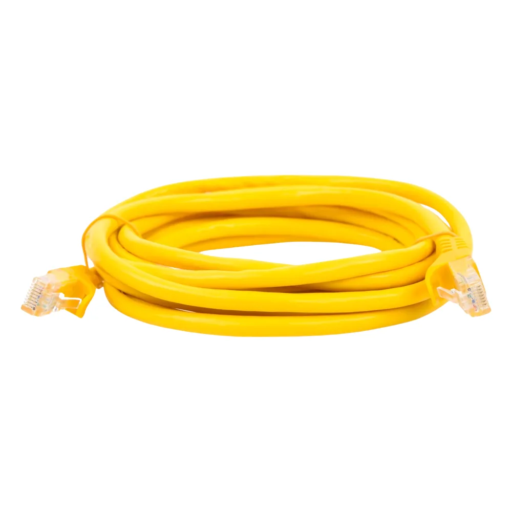 Cable de Parcheo UTP Cat6 - 3.0 Metros (9.84 Pies) - Amarillo – vista 3