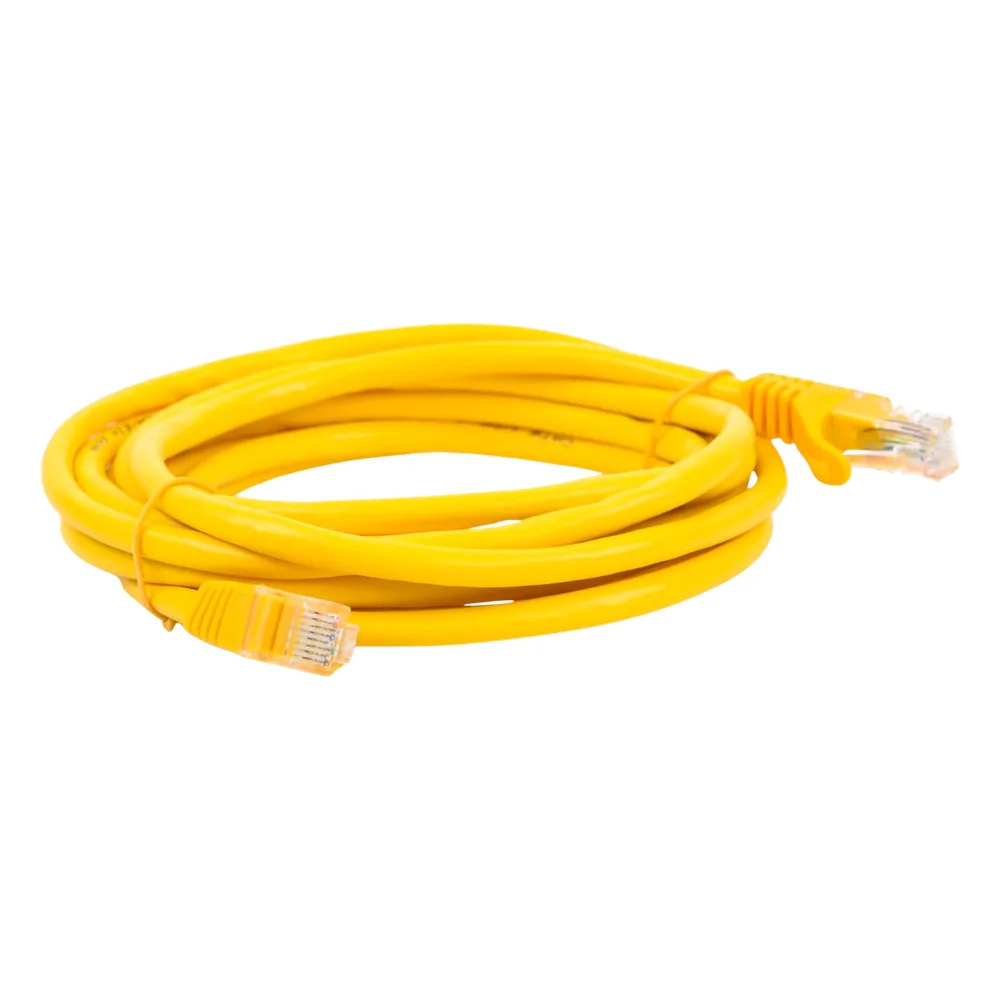 Cable de Parcheo UTP Cat6 - 3.0 Metros (9.84 Pies) - Amarillo – vista 4