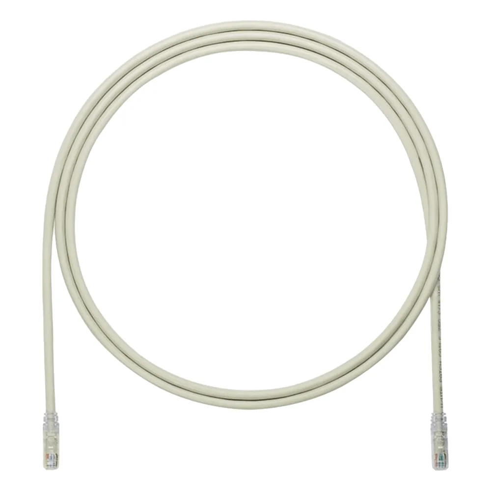 Cable de Parcheo UTP, Cat6A, 24 AWG, CM, Color Gris, 0.91 Metros (3 Pies)
