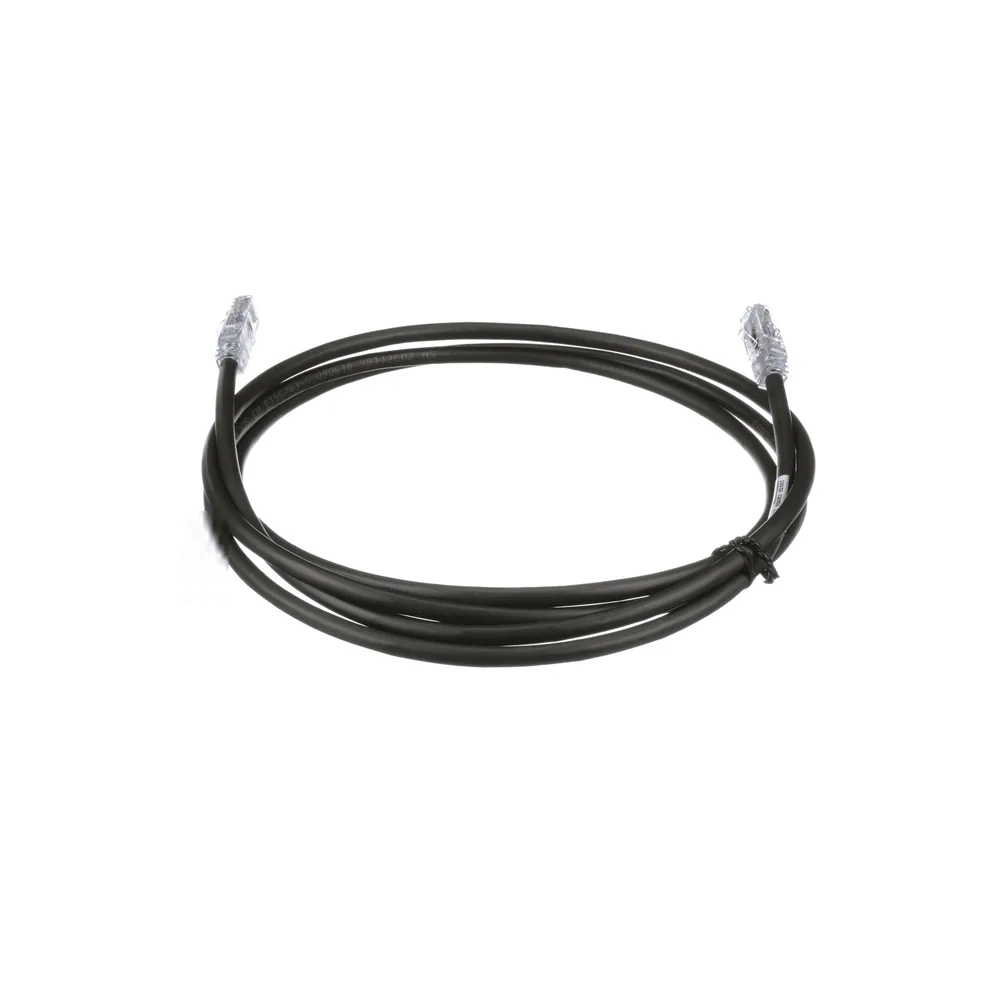 Cable de Parcheo UTP, Cat6A, 24 AWG, CM, Color Negro, 15.24 Metros (50 Pies)