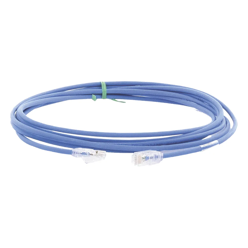Cable de Parcheo UTP Cat6A, CM/LSZH, Diámetro Reducido (28AWG), Color Azul, 3.66 Metros (12 Pies) – vista 2