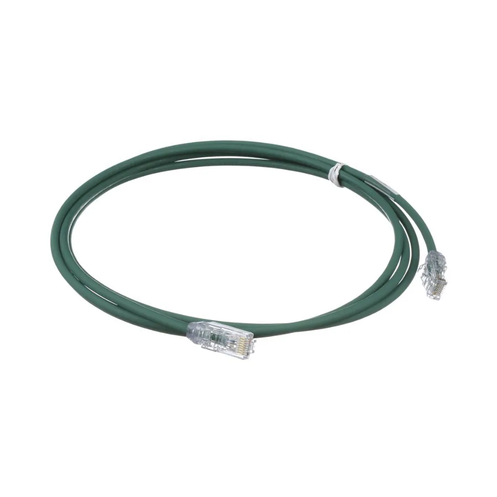 Cable de Parcheo UTP Cat6A, CM/LSZH, Diámetro Reducido (28AWG), Color Verde, 0.91 Metros (3 Pies) – vista 2