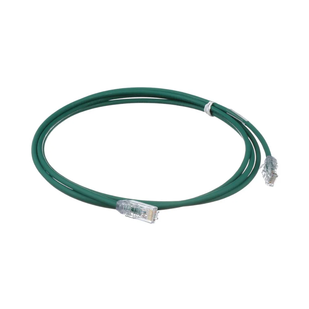 Cable de Parcheo UTP Cat6A, CM/LSZH, Diámetro Reducido (28AWG), Color Verde, 2.13 Metros (7 Pies) – vista 2