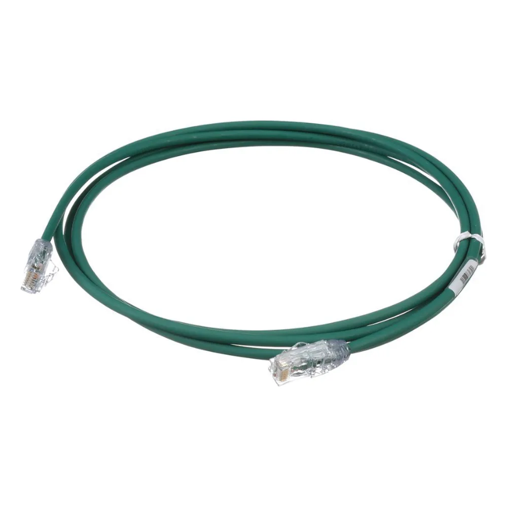 Cable de Parcheo UTP Cat6A, CM/LSZH, Diámetro Reducido (28AWG), Color Verde, 2.13 Metros (7 Pies) – vista 3
