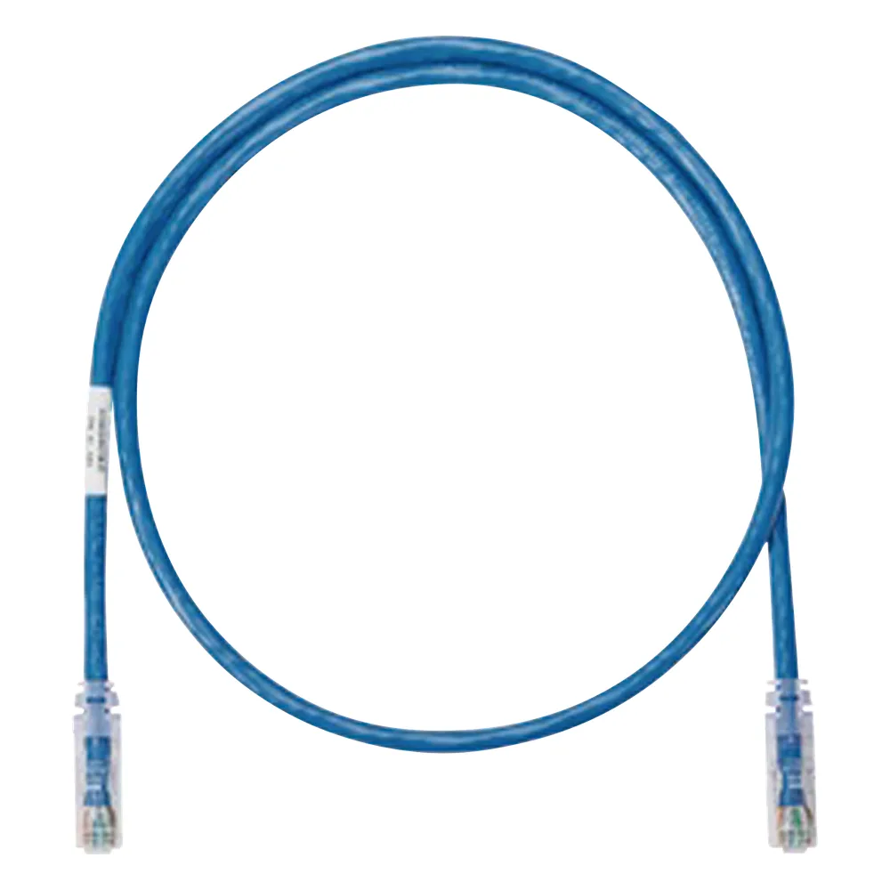 Cable de Parcheo UTP Categoría 5e, con Plug Modular en Cada Extremo - 0.3 Metros (1 Pie) - Azul