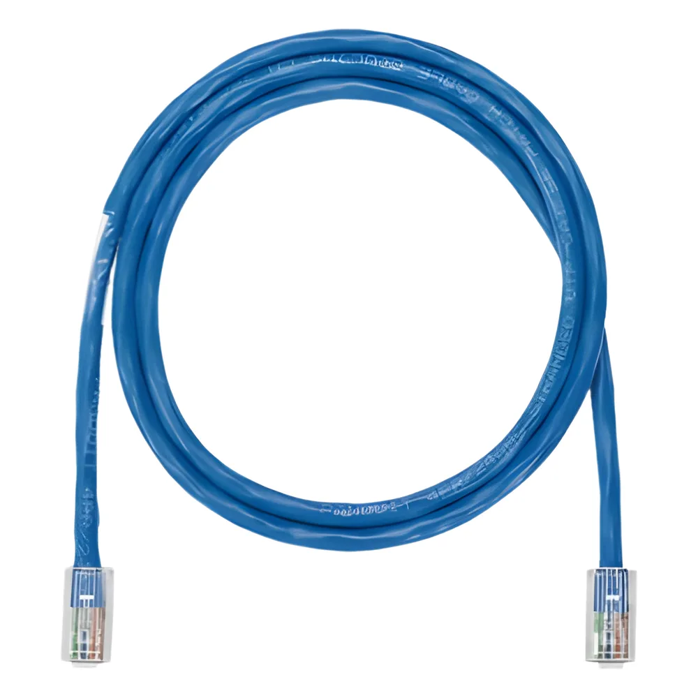 Cable de Parcheo UTP Categoría 5e, con Plug Modular en Cada Extremo - 1 Metro (3.28 Pies) - Azul
