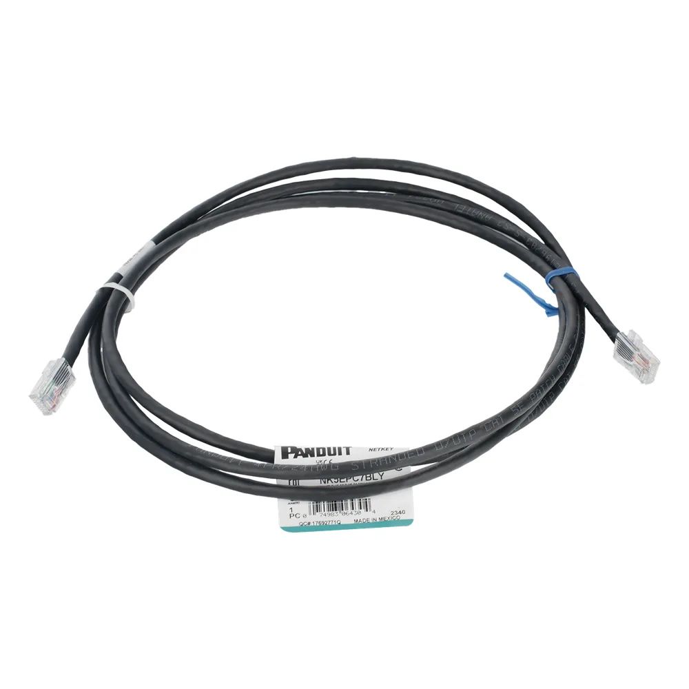 Cable de Parcheo UTP Categoría 5e, con Plug Modular en Cada Extremo - 2 Metros (6.56 Pies) - Negro – vista 2