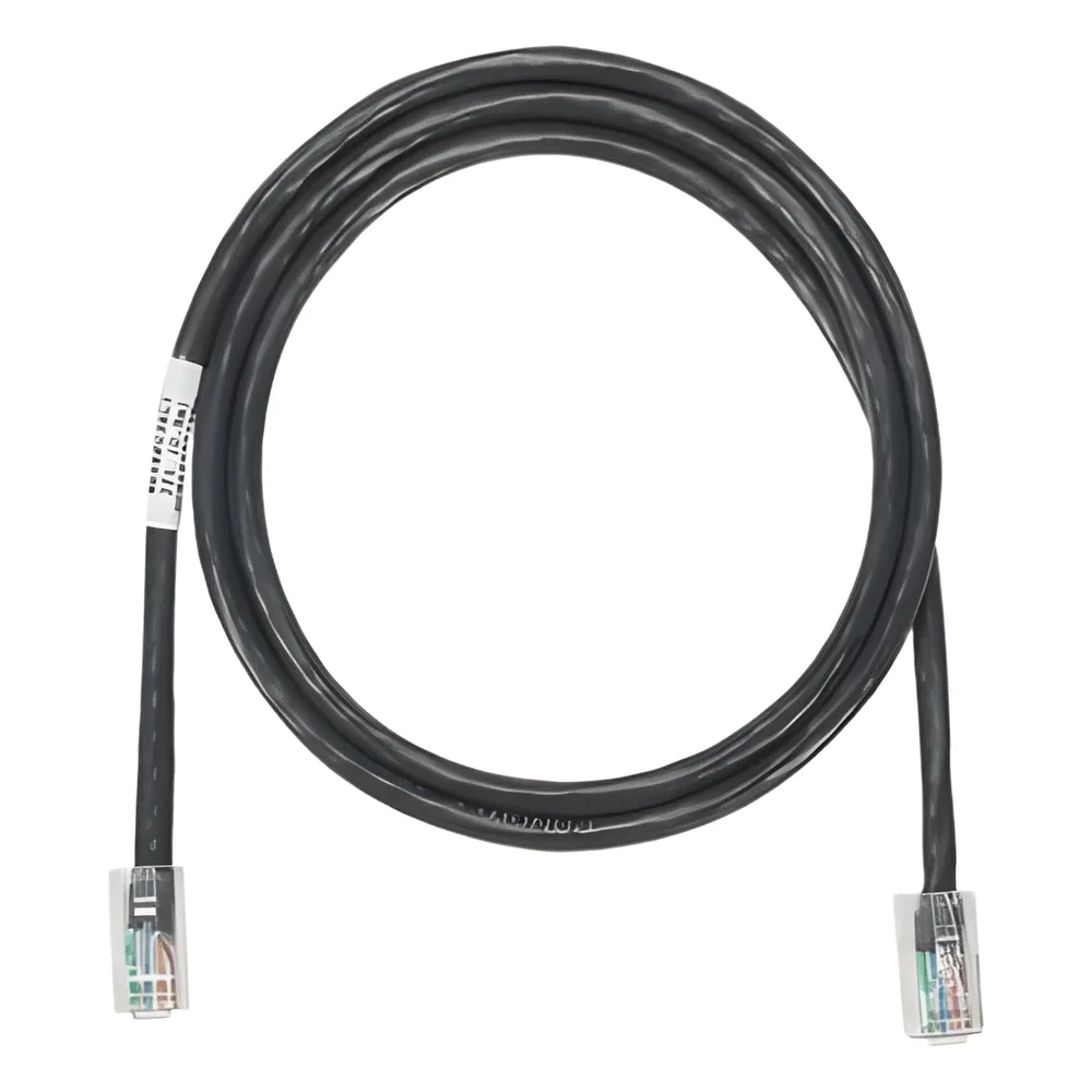 Cable de Parcheo UTP Categoría 5e, con Plug Modular en Cada Extremo - 3 Metros (9.84 Pies) - Negro