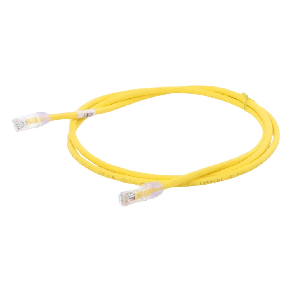 Cable de Parcheo UTP Categoría 6, con Plug Modular en Cada Extremo - 1.5 Metros (4.92 Pies) - Amarillo – vista 4