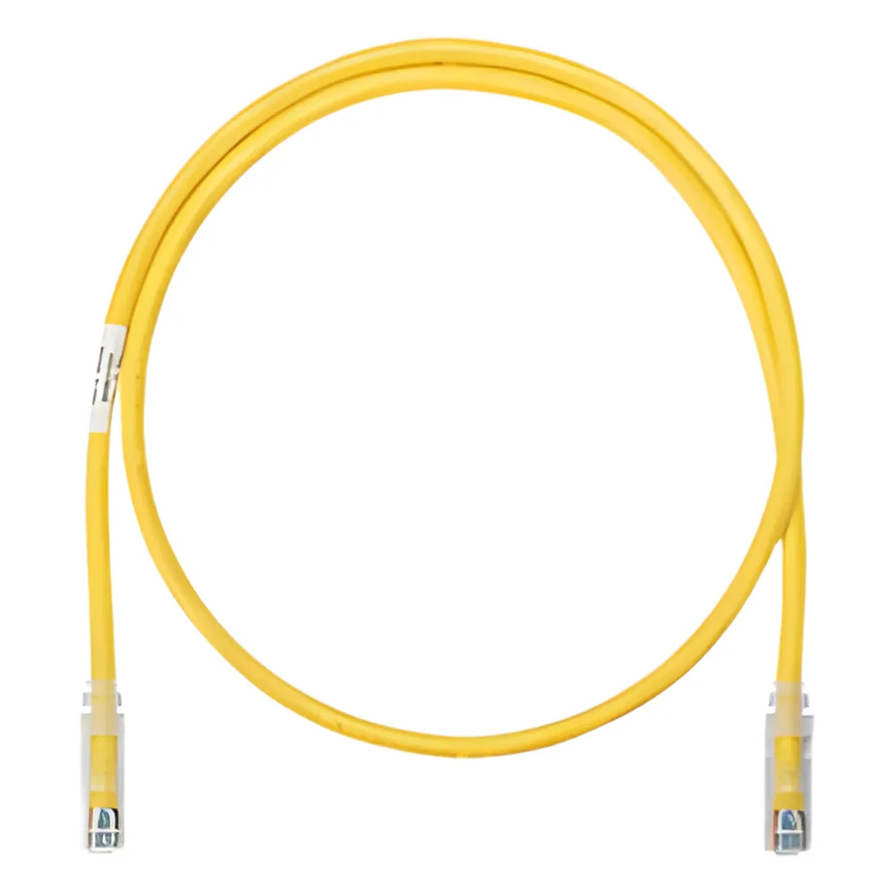 Cable de Parcheo UTP Categoría 6, con Plug Modular en Cada Extremo - 1.5 Metros (4.92 Pies) - Amarillo