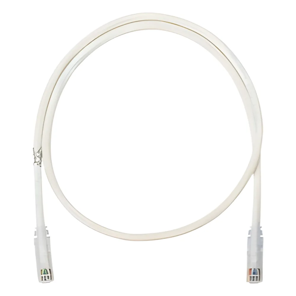 Cable de Parcheo UTP Categoría 6, con Plug Modular en Cada Extremo - 2 Metros (6.56 Pies) - Blanco Mate