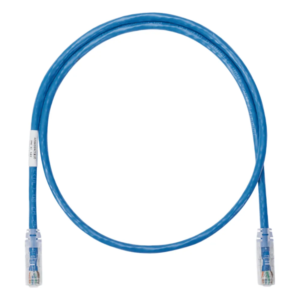 Cable de Parcheo UTP Categoría 6, con Plug Modular en Cada Extremo - 7.62 Metros (25 Pies) - Azul