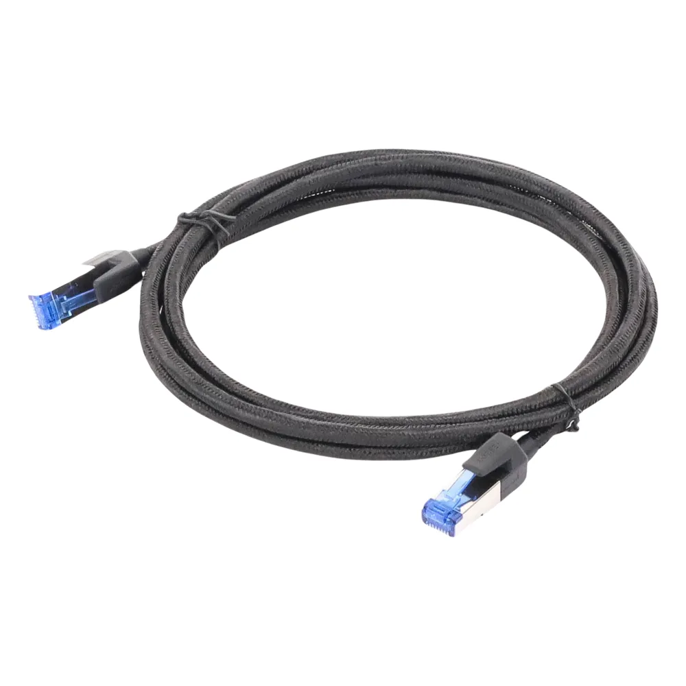 Cable Ethernet Cat8 CLASS F/FTP Redondo con Malla de Nylon 2 Metros (6.56 Pies) – vista 7