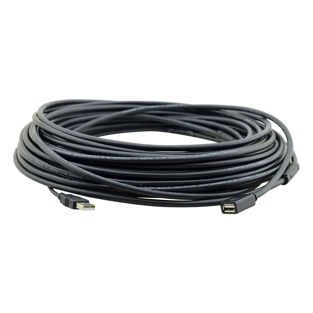 Cable Extensor Activo USB 7.60 mts | USB 2.0 Alta Velocidad 480 Mbps | Alimentación por Bus | Sin Drivers | Hubs Integrados 1-2 Tiers