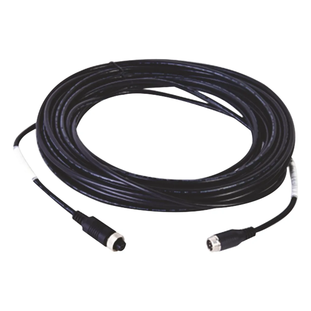 Cable Extensor de Vídeo y Audio de 12 Metros / Conector Tipo Aviación / Compatible con Cámara TURBO Móvil HIKVISION