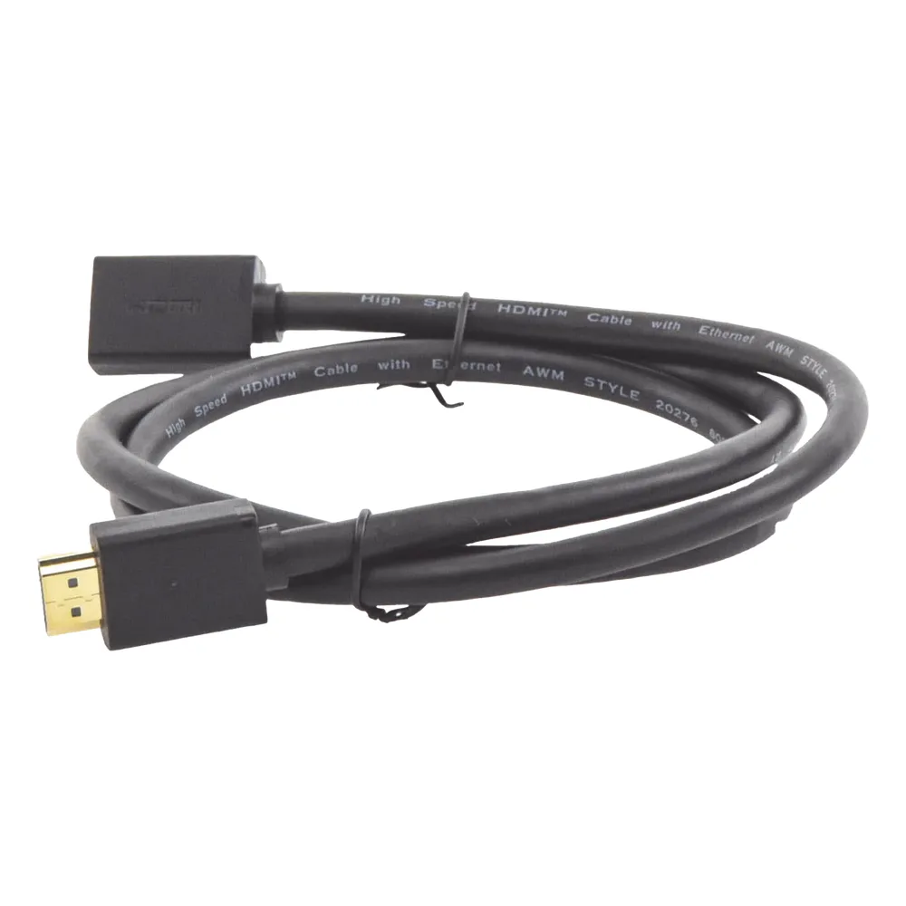 Cable Extensor HDMI de 1 Metro (3.28 Pies) / 4K@60Hz / 3D / HDR / Macho a Hembra / Núcleo de Cobre Estañado / Transmisión Estable – vista 4