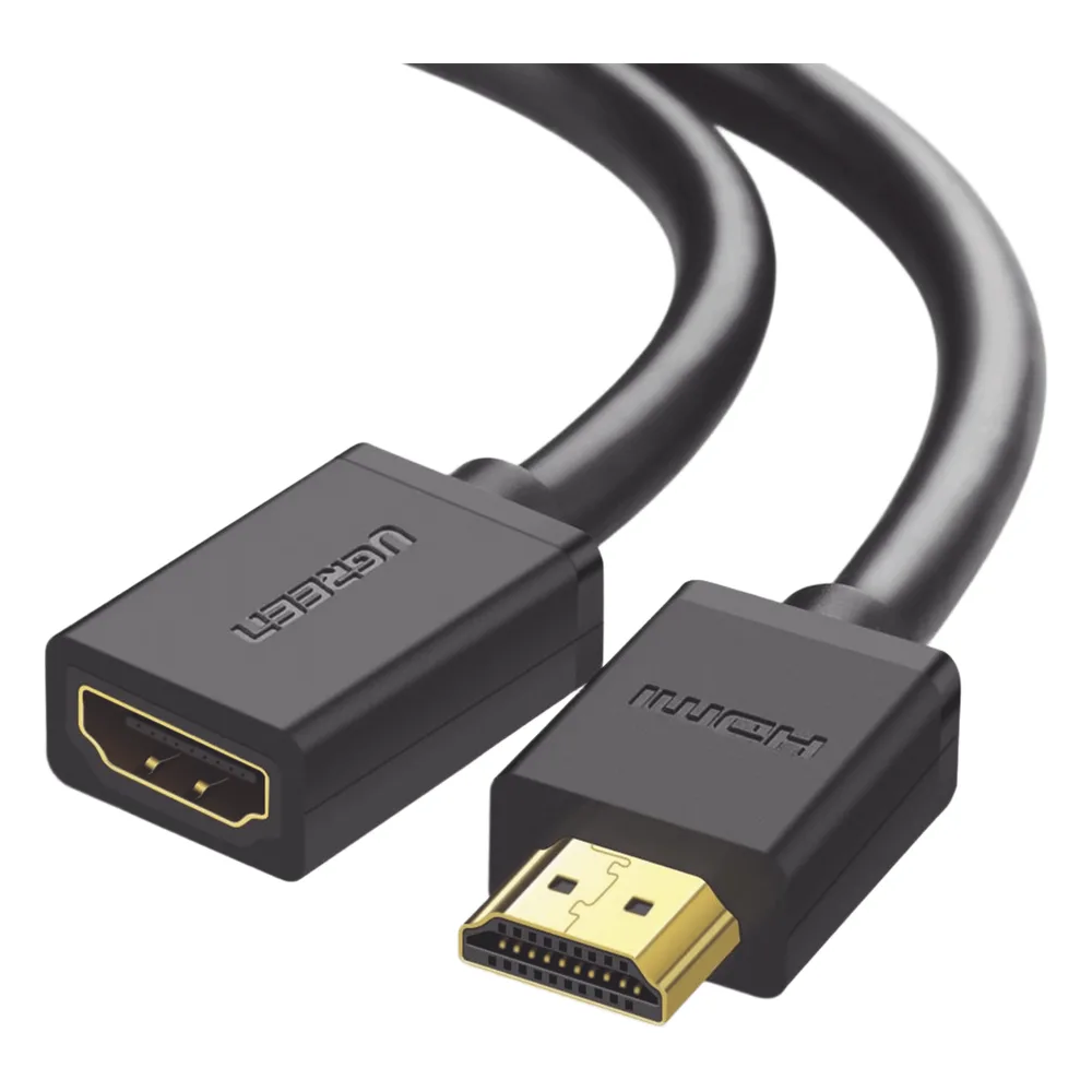 Cable Extensor HDMI de 1 Metro (3.28 Pies) / 4K@60Hz / 3D / HDR / Macho a Hembra / Núcleo de Cobre Estañado / Transmisión Estable