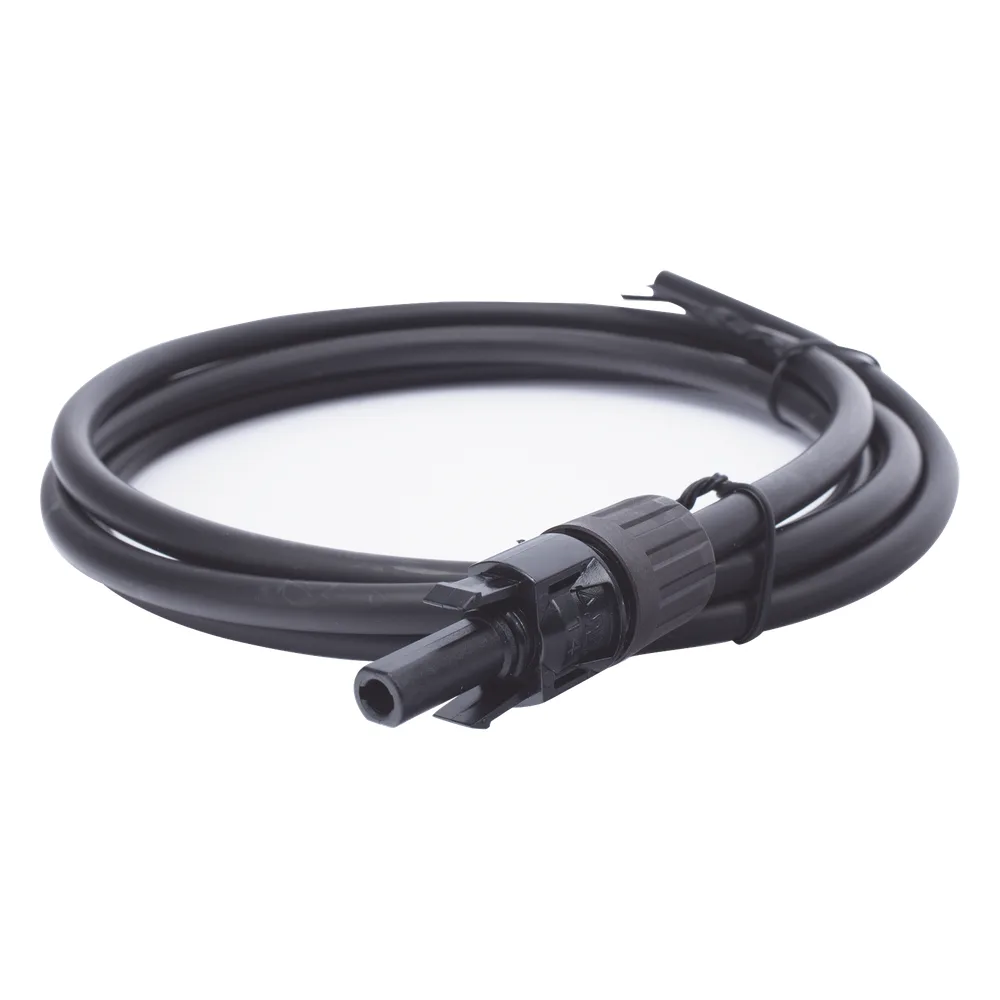 Cable Fotovoltaico 1.5 m, Negro, Calibre 10 AWG con Terminal MC4-H en un Extremo – vista 3