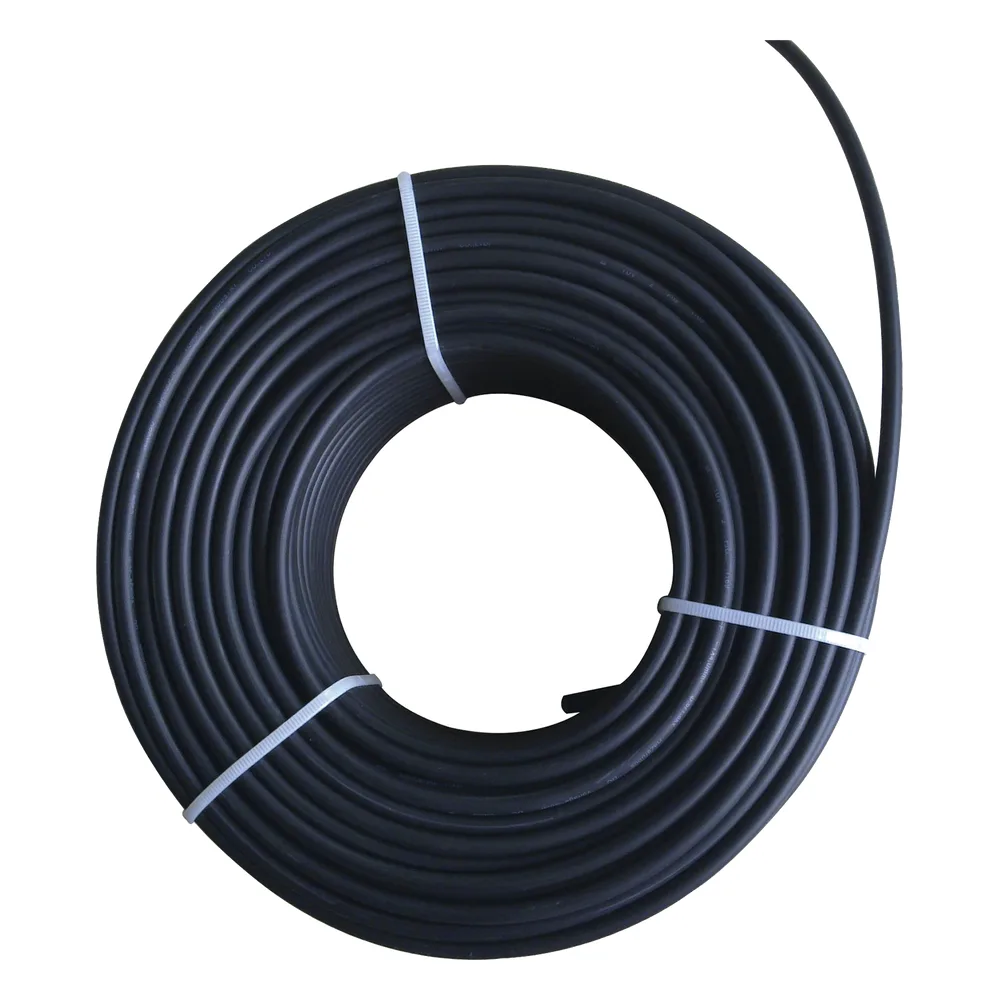 Cable Fotovoltaico Negro / 6mm² (10AWG) / Material COBRE / 2000V / Rollo de 50 m