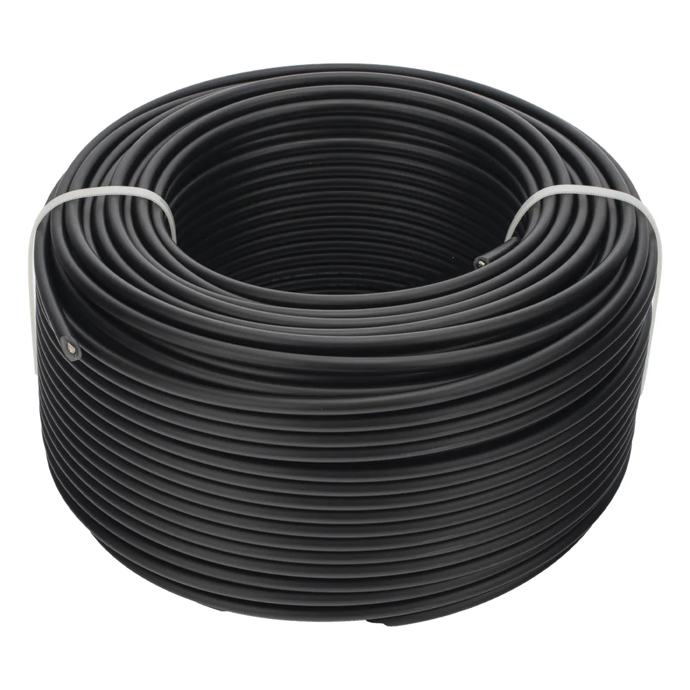 Cable Fotovoltaico Negro / Cobre Estañado / 6 mm² (10 AWG) / 2000V / Rollo de 100m / / UL 4703 y TUV – vista 3