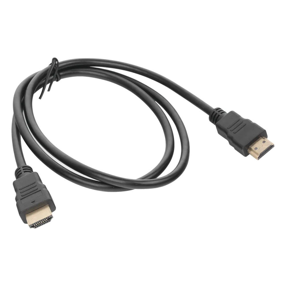 Cable HDMI de 1 Metro (3.28 pies) (High Speed) / Resolución 4K / Soporta Canal de Retorno de Audio (ARC)/ Soporta 3D / Blindado para Reducir Interferencia / Chapado en Oro / Alta Resistencia y Durabilidad.