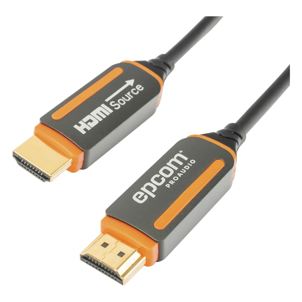 Cable HDMI de Fibra Óptica de 30 Metros (98.43 Pies) | Alta Definición | Versión 2.0 | Alta Velocidad 18Gbps | 4K@60Hz | HDCP 2.2 | Resistente a EMI y RFI
