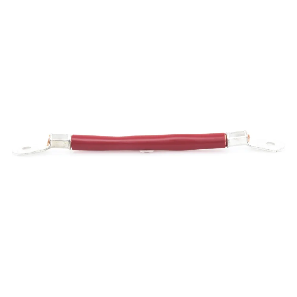 Cable para Baterías, 0.2 m, rojo, Calibre 2 AWG con Terminales de Ojo en Ambos Extremos – vista 3
