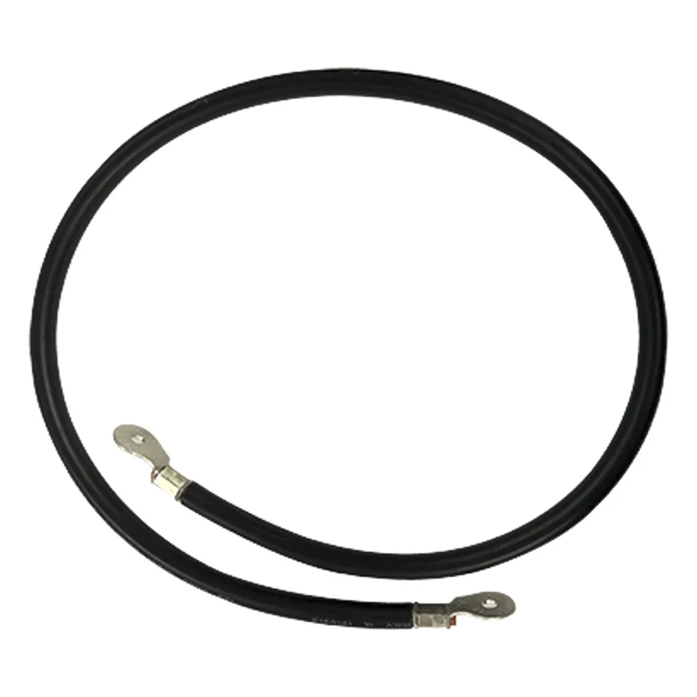 Cable para Baterías, 1 m, Negro, Calibre 2 AWG con Terminales de Ojo en Ambos Extremos