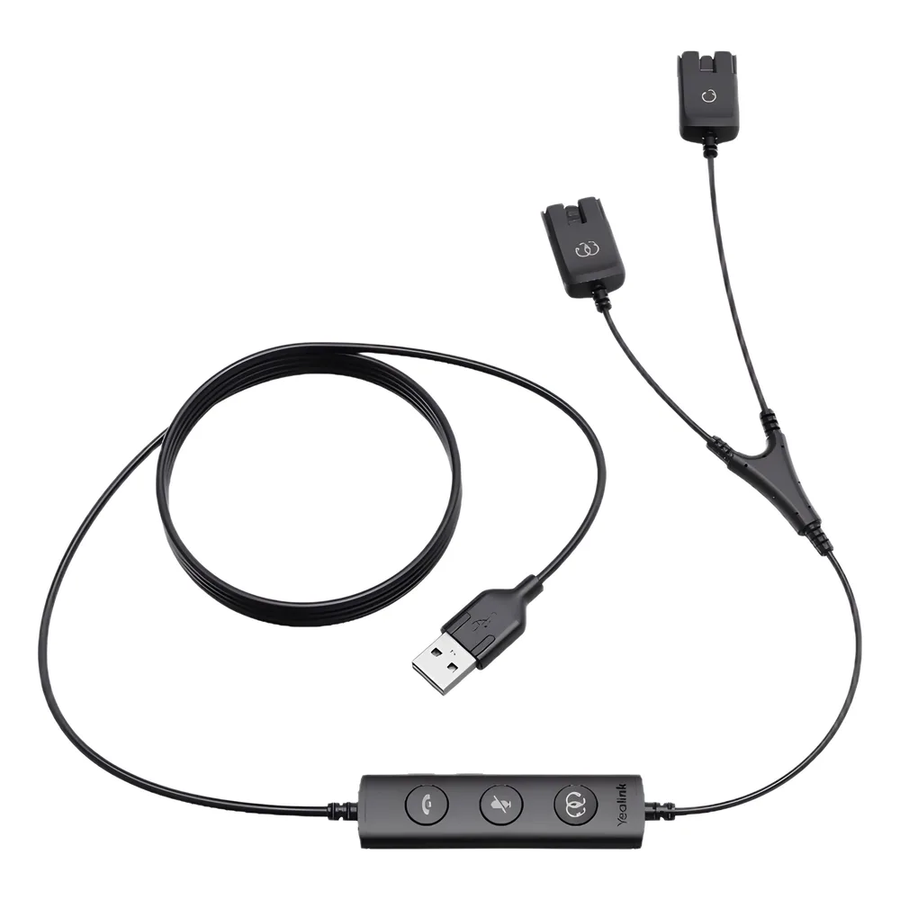Cable para Entrenamiento en “Y” para Diademas Yealink de la Serie YHS (1 PIEZA)