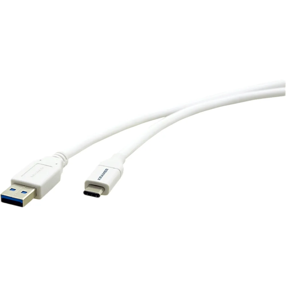 Cable USB 3.2 Gen-2 SuperSpeed+ | USB-C Macho a USB-C Macho | 10 Gbps | 4K@60 Video | 100W Power Delivery | K-Lock Integrado | Triple Blindaje | 0.9 m (3 ft)