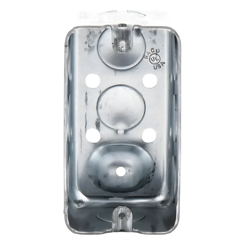 Caja (Chalupa) 4x2"/ Profundidad 1-7/8"/ 10 Entradas de 1/2"/ Troquelada. – vista 4