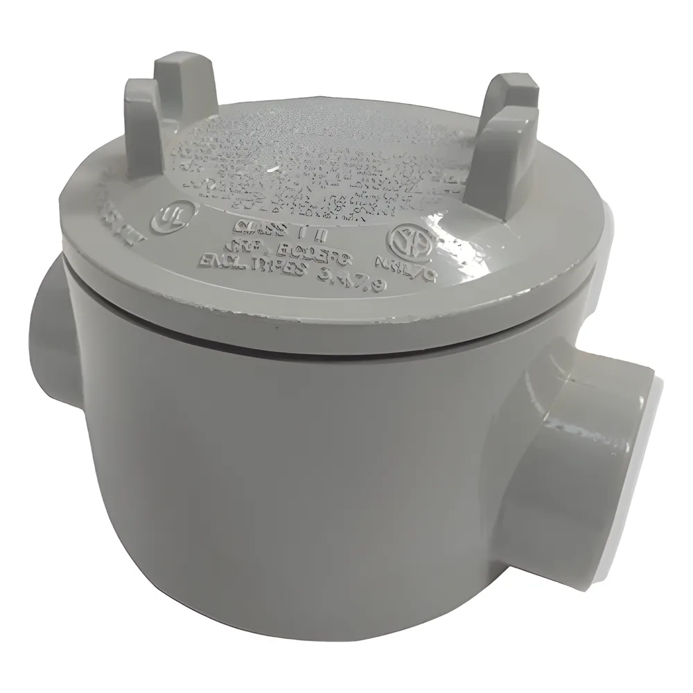 Caja con Tapa Tipo GRC de 2" (50.8 mm)/ Caja a Prueba de Explosión / Para Áreas Peligrosas / Libre de Cobre.