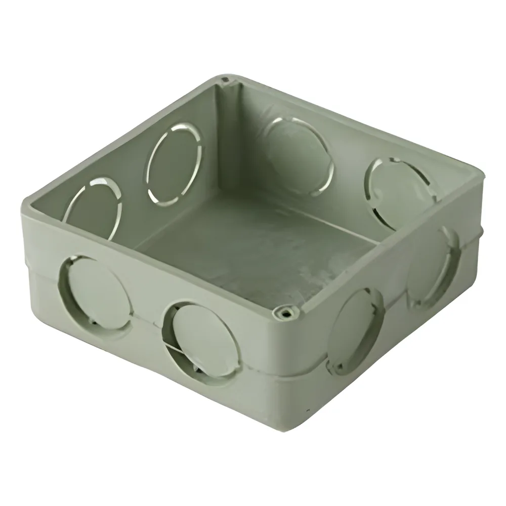 Caja Cuadrada de 1/2" para Instalaciones de PVC Conduit Pesado.