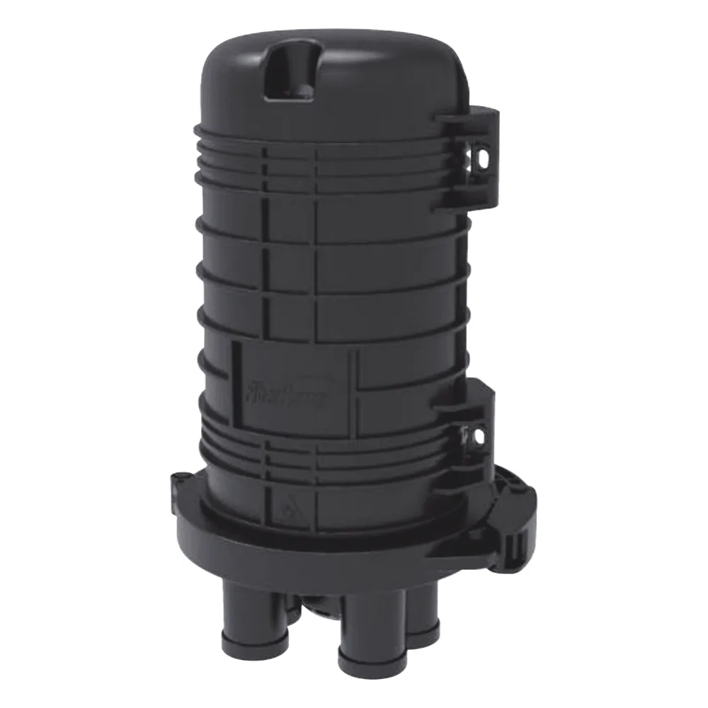 Caja de Distribución de Fibra Óptica Vertical Tipo Domo, Hasta 48 Empalmes, Exterior, IP68
