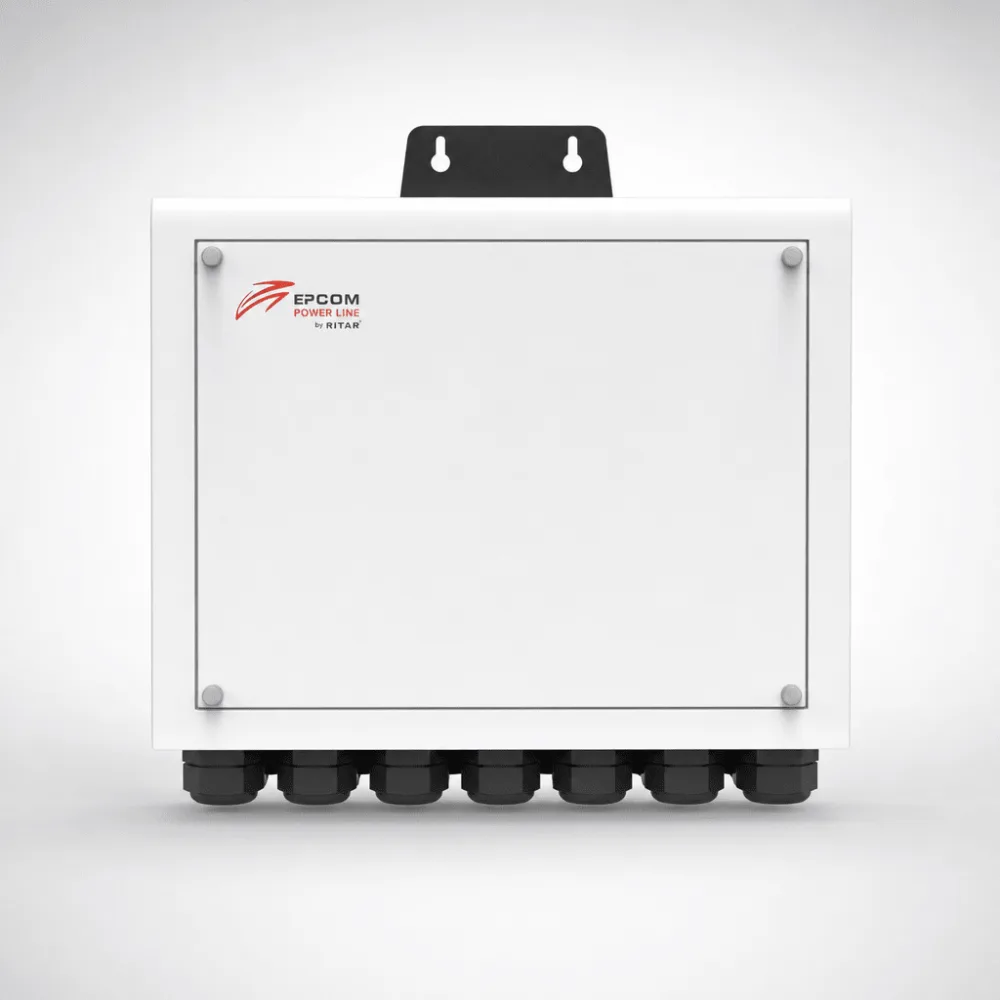 Caja de Distribución para Baterías en Paralelo / Hasta 6 Baterías / Corriente Máxima 300 A / 400 x 150 mm / Compatible con RES20010K, RES1005K, RLB10048MAX y Cualquier Banco de Baterías