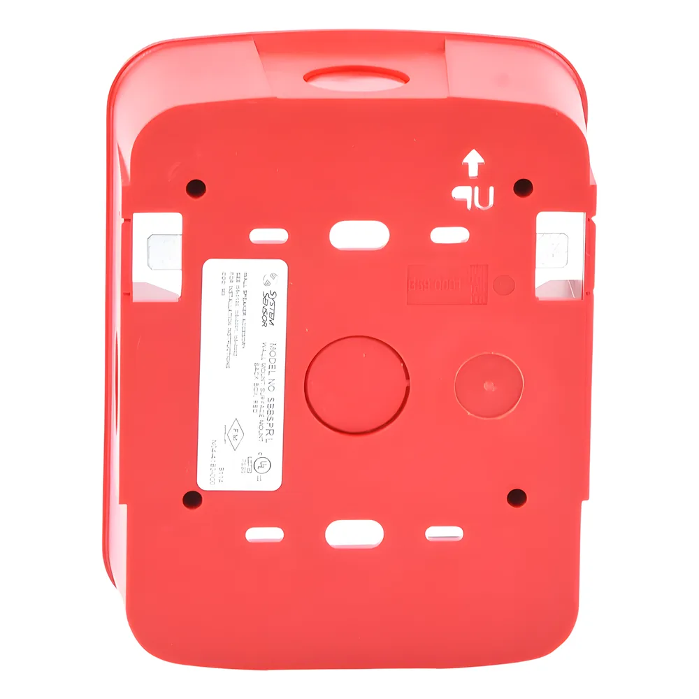 Caja de Montaje en Pared para Bocina y Bocina con Lampara Estroboscopica y para montaje en Techo de Bocinas, Color Rojo – vista 5