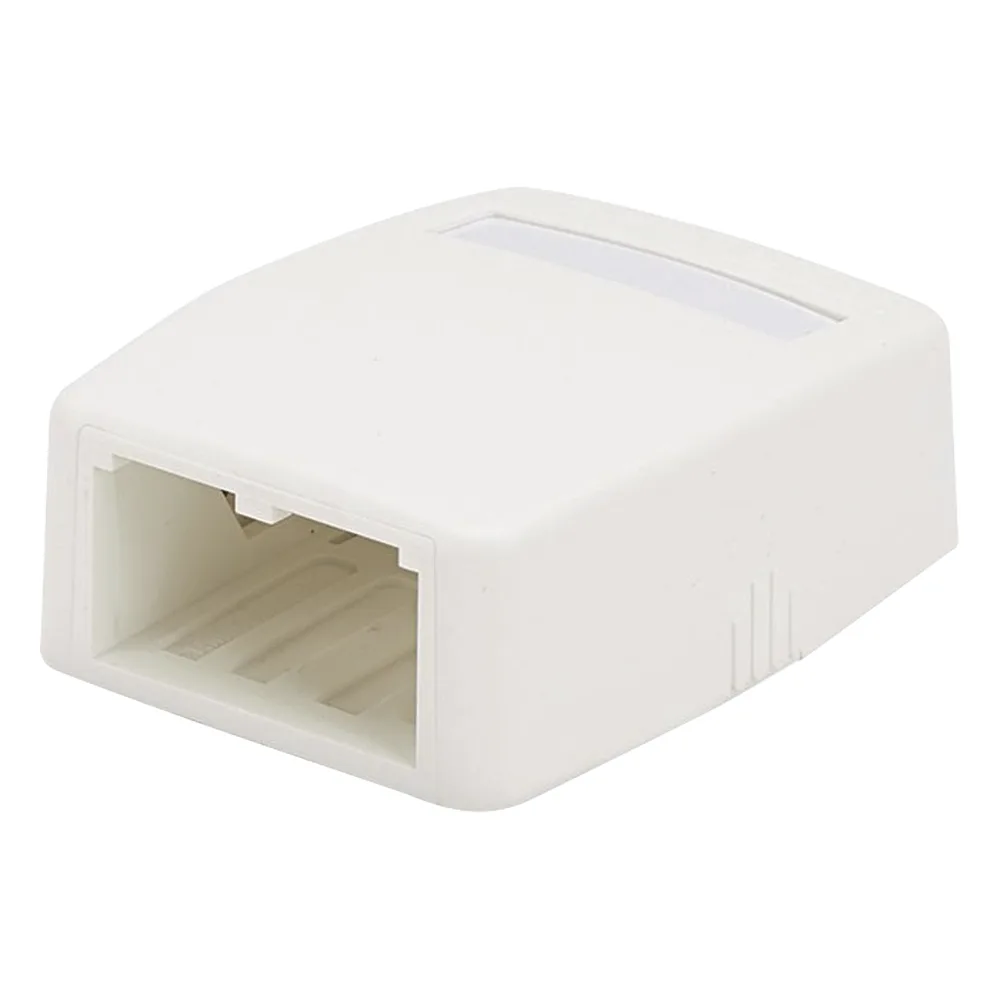 Caja de Montaje en Superficie, Para 2 Módulos Mini-Com, Color Blanco