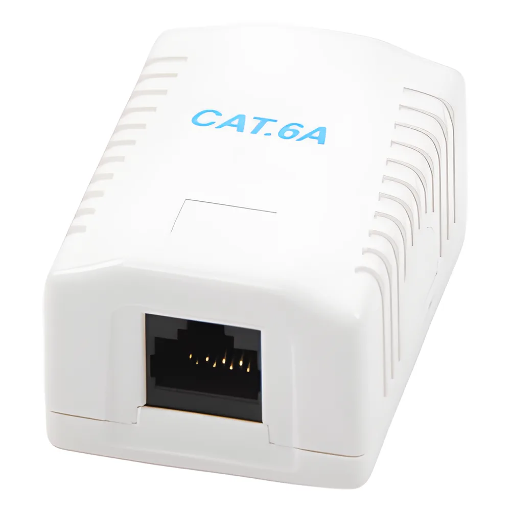 Caja de Pared con 1 Puerto, Incluye 1 Jack UTP Cat6A – vista 2