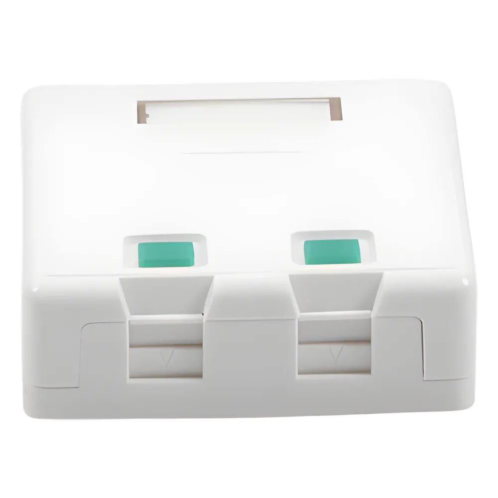 Caja de Pared con 2 Puertos Keystone, No Incluye Jacks – vista 3